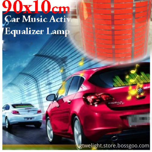 Long Life Span EL Equalizer Car Sticker Powered by DC12V